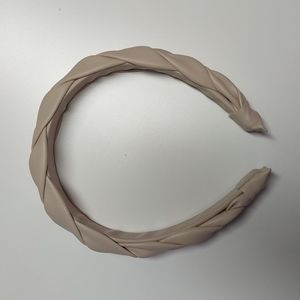 Faux leather headband
